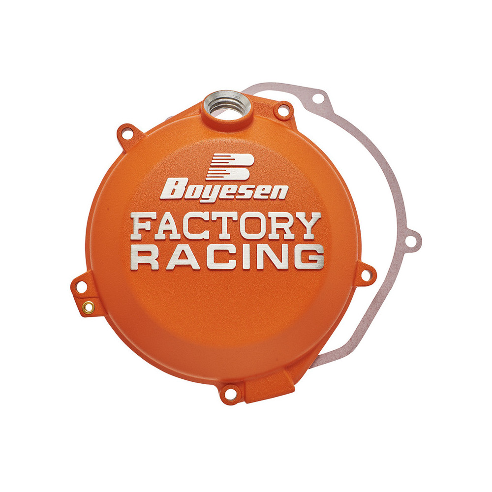 Couvercle de carter d'embrayage BOYESEN Factory Racing orange - KTM SX85