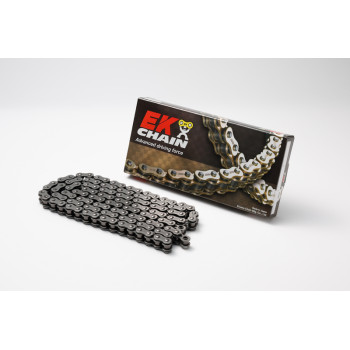 Chaine de transmission EK CHAIN 520 SRX2 - Joints Qx-Ring - attache rapide type clip