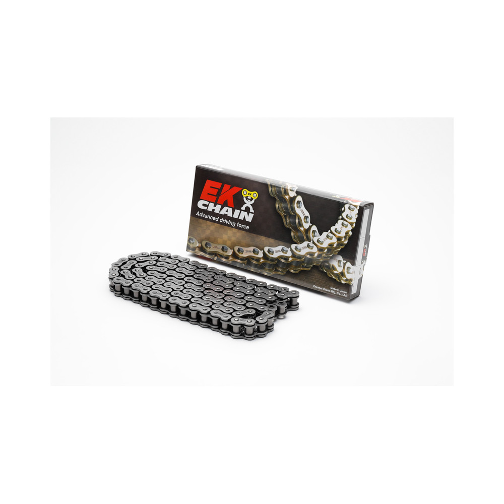 Chaine de transmission EK CHAIN 530 MVXZ2 - Joints Qx-Ring - attache à riveter