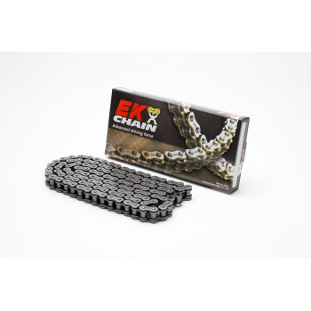 Chaine de transmission EK CHAIN 530 MVXZ2 - Joints Qx-Ring - attache à riveter