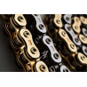 Chaine de transmission EK CHAIN 520 RV/3D - Joints Nx-Ring - attache à riveter