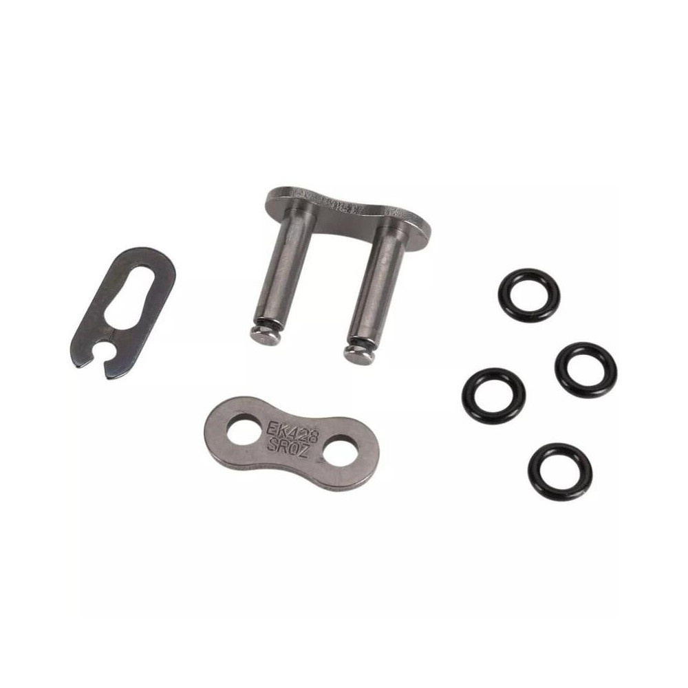 Attache de chaine EK CHAIN 428 SROZ - Joints O-ring - attache rapide type clip