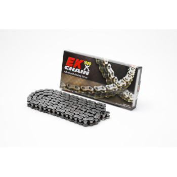 Chaine de transmission EK CHAIN 520 MVXZ2 - Joints Qx-Ring - attache à riveter