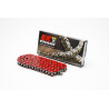 Chaine de transmission EK CHAIN 525 MVXZ2 - Joints Qx-Ring - attache à riveter