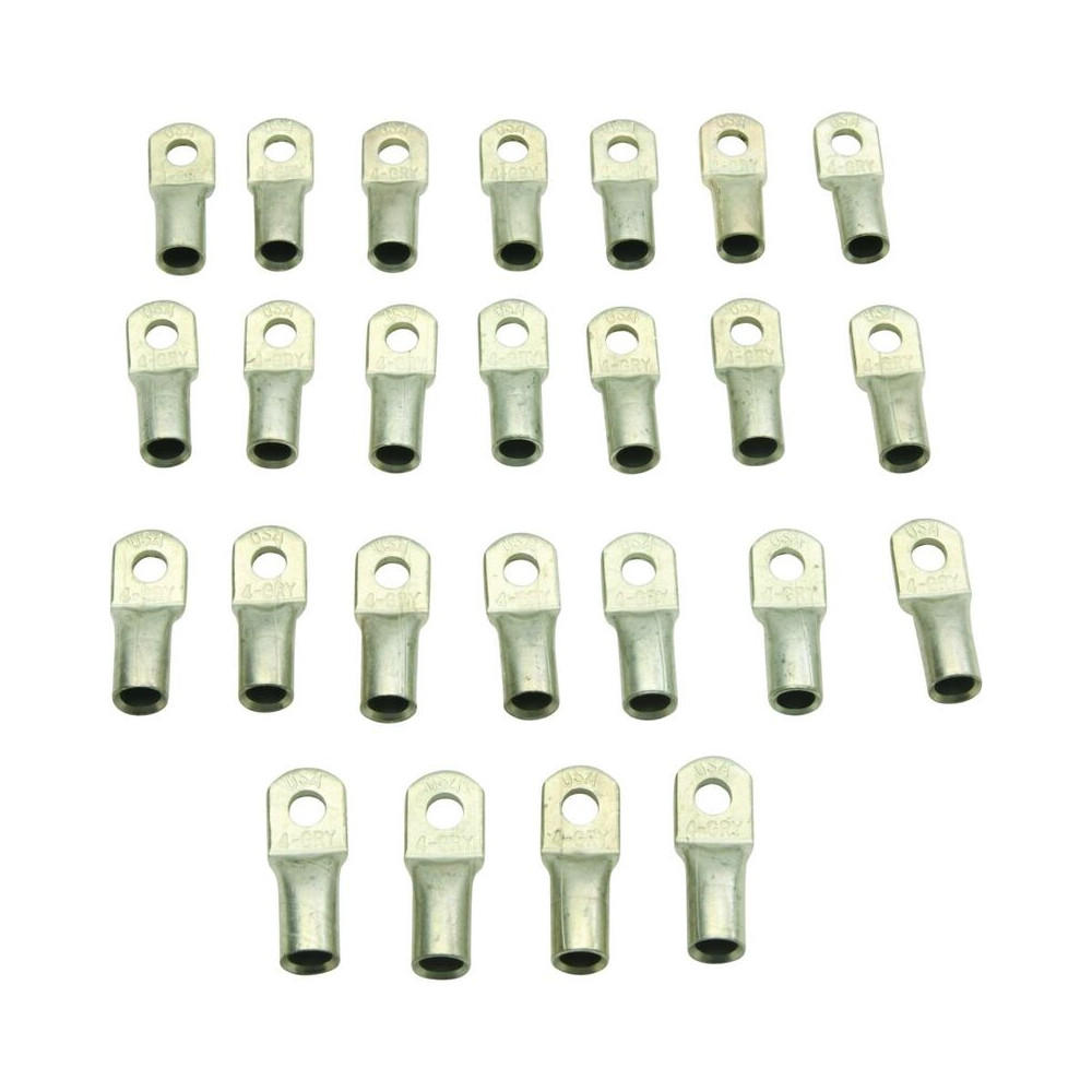 Cosses à sertir 1/4" ALL BALLS 4 AWG - lot de 25