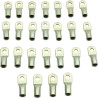 Cosses à sertir 1/4" ALL BALLS 4 AWG - lot de 25