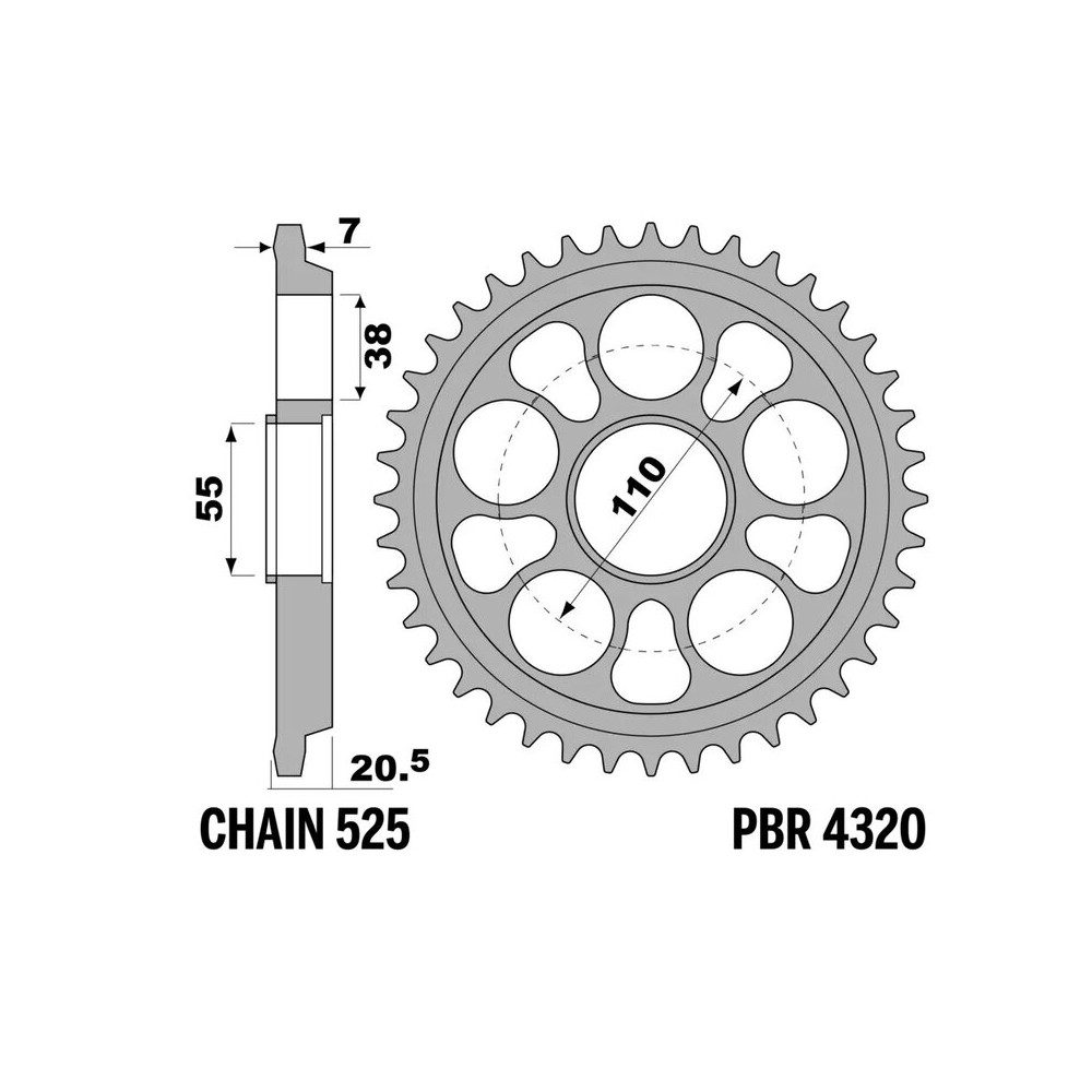 Couronne PBR acier renforcé - 520