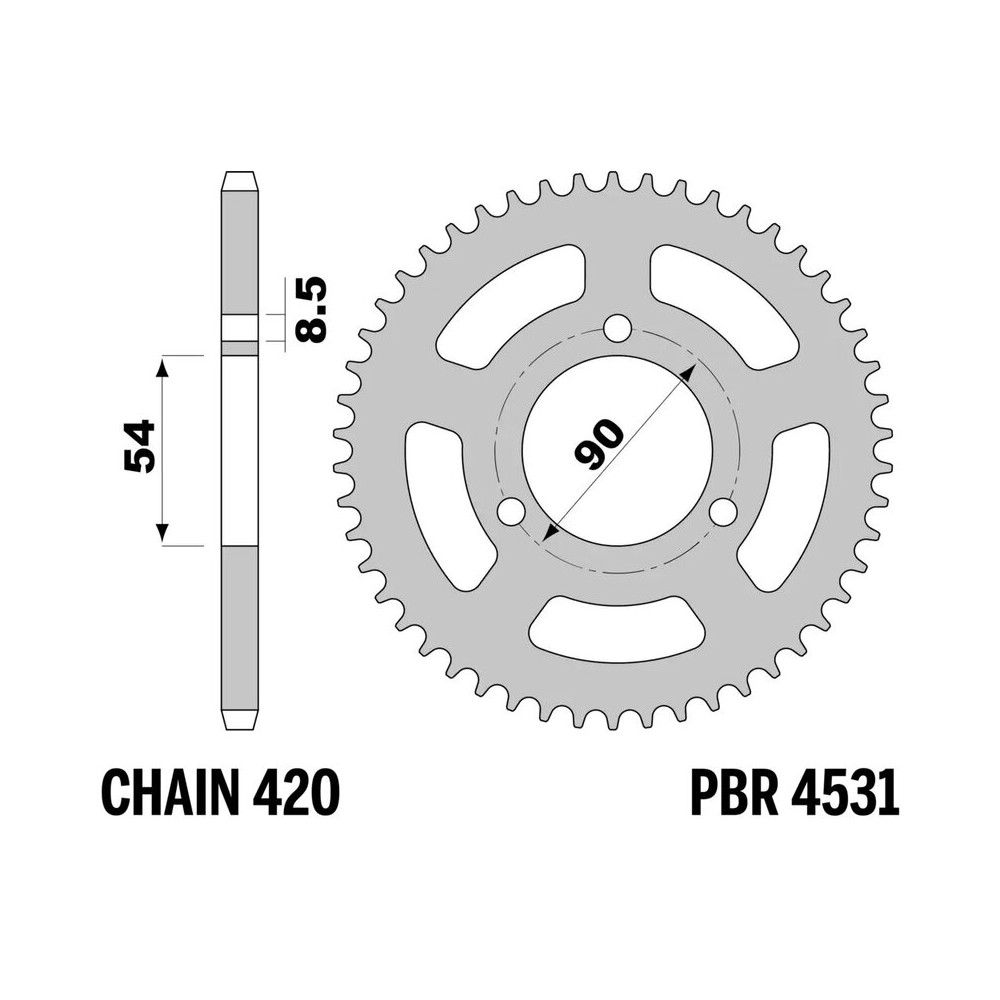 Couronne PBR acier standard - 420