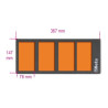 Module en mousse EVA BETA VPM3 avec 4 compartiments de rangement