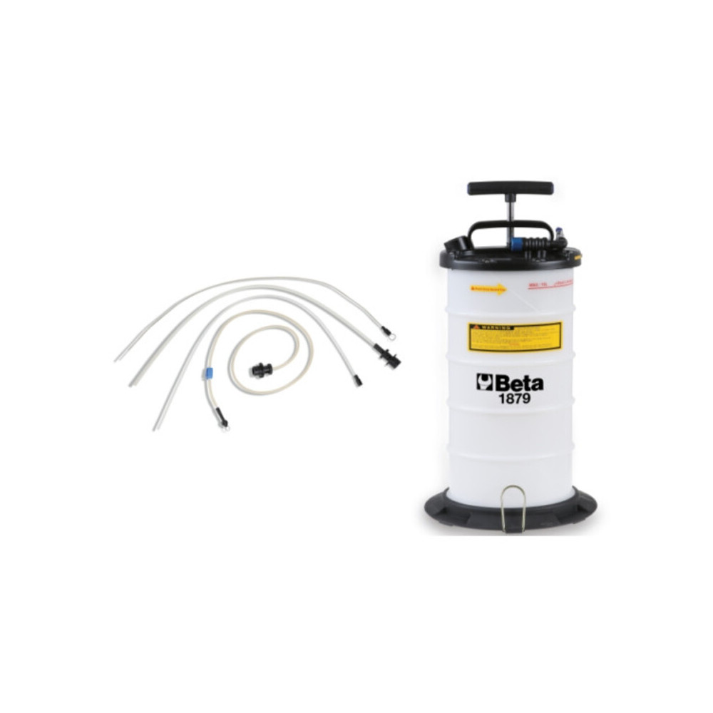 Extracteur de fluide BETA manuel et pneumatique - 9,5 l