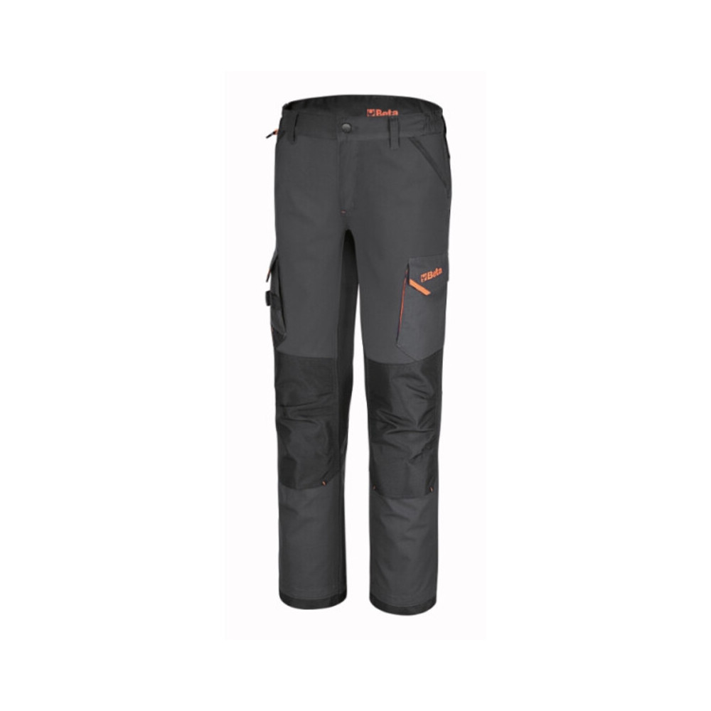 Pantalon de travail BETA 7818G à multiples poches en tissu élastique – gris