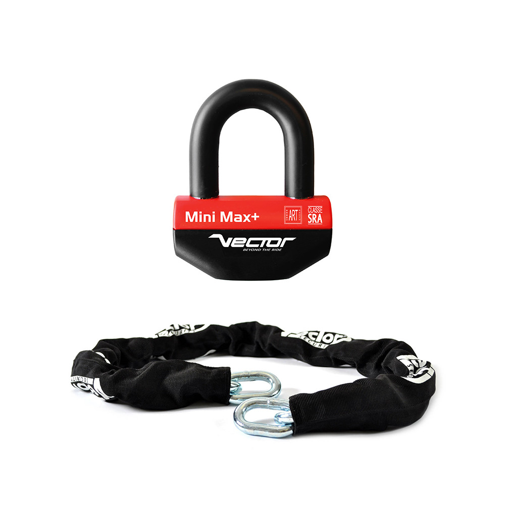 Kit VECTOR – Chaîne 1500 × 14 mm et cadenas Minimax+