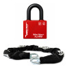 Kit VECTOR – Chaîne 1000 × 14 mm et cadenas avec alarme New Minimax+ Alarm