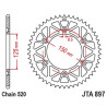 Couronne JT SPROCKETS alu standard - 520