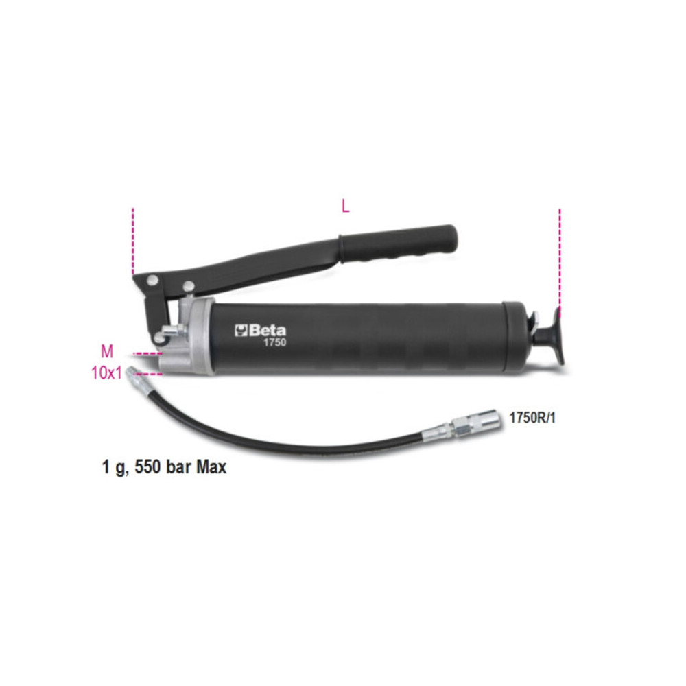 Pompe à graisse à levier BETA TOOLS 500cc