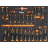 Combinaison d'ameublement d'atelier BETA TOOLS C45PRO 2.0 W avec 268 outils Beta Worker