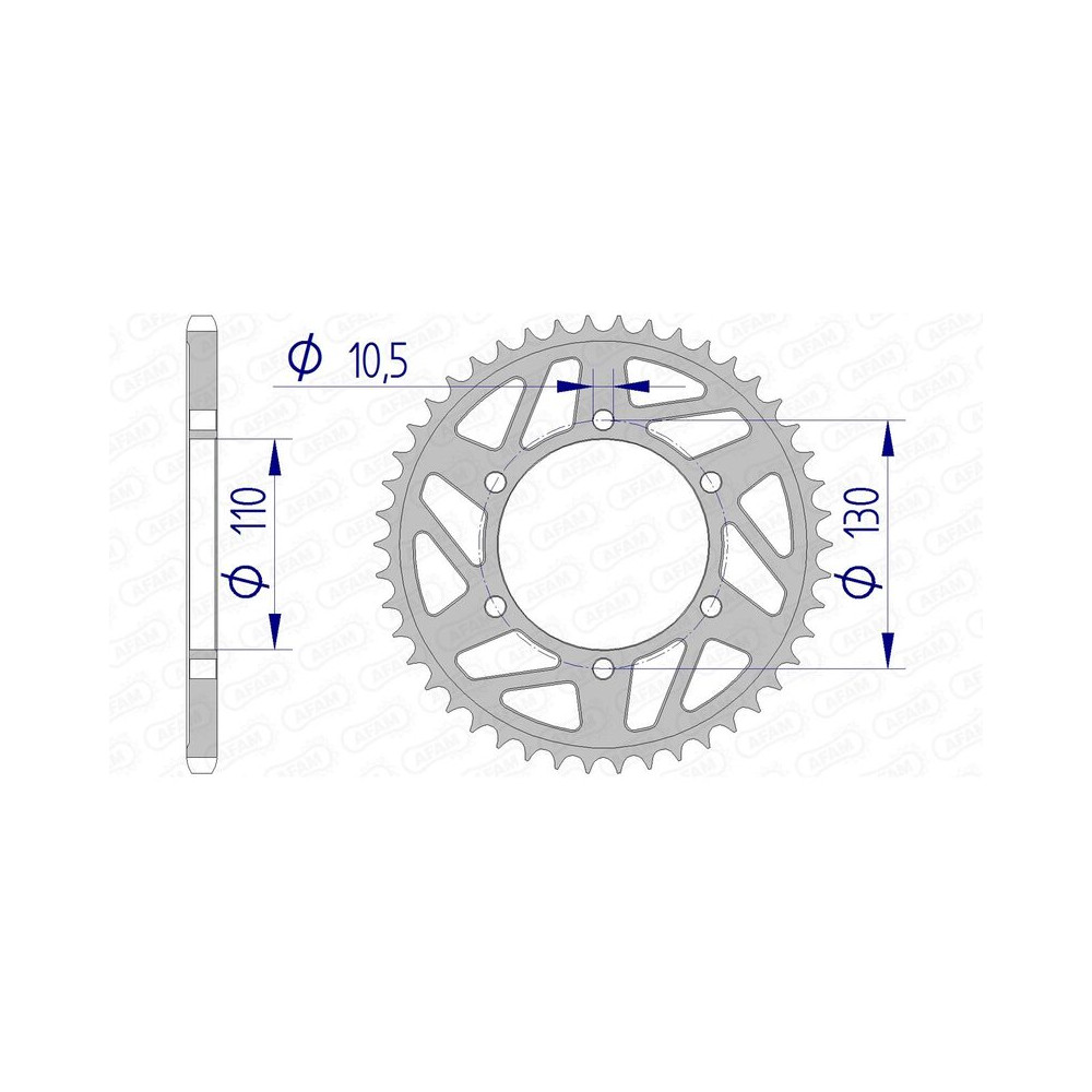 Couronne AFAM alu standard - 520