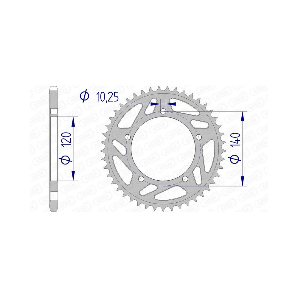 Couronne AFAM alu standard - 520