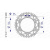 Couronne AFAM alu standard - 520