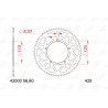 Couronne AFAM alu standard - 428