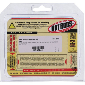 HOT RODS crankshaft bearing and oil seal kit