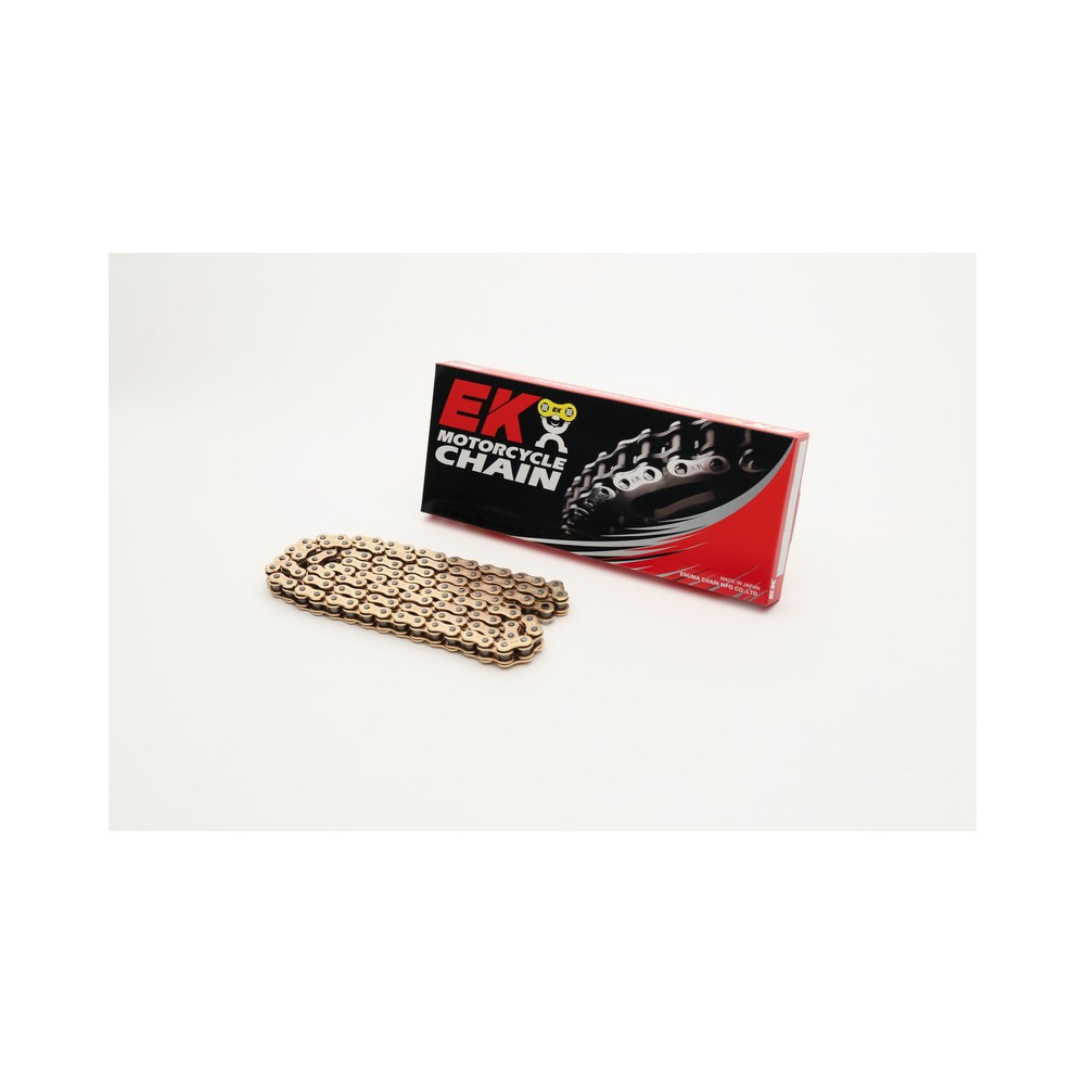 Chaine de transmission EK CHAIN 415 RRX - Joints Qx-Ring - attache rapide type clip