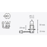 Ampoule TECNIUM H3 12V 55W