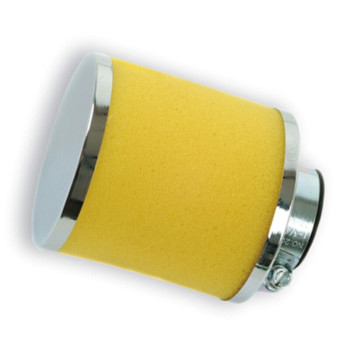 Filtre à air droit TECNIUM mousse Ø28mm rouge - P-812