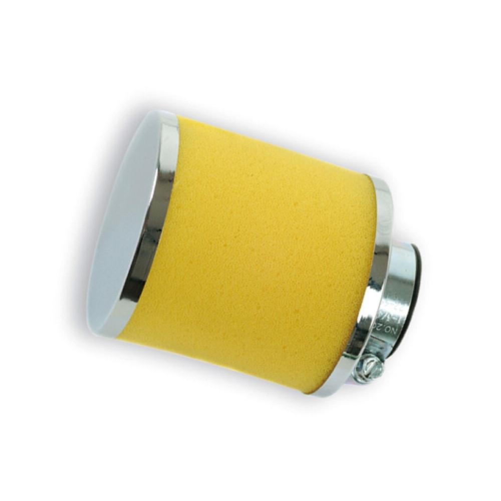 Filtre à air droit TECNIUM mousse Ø28mm rouge - P-812