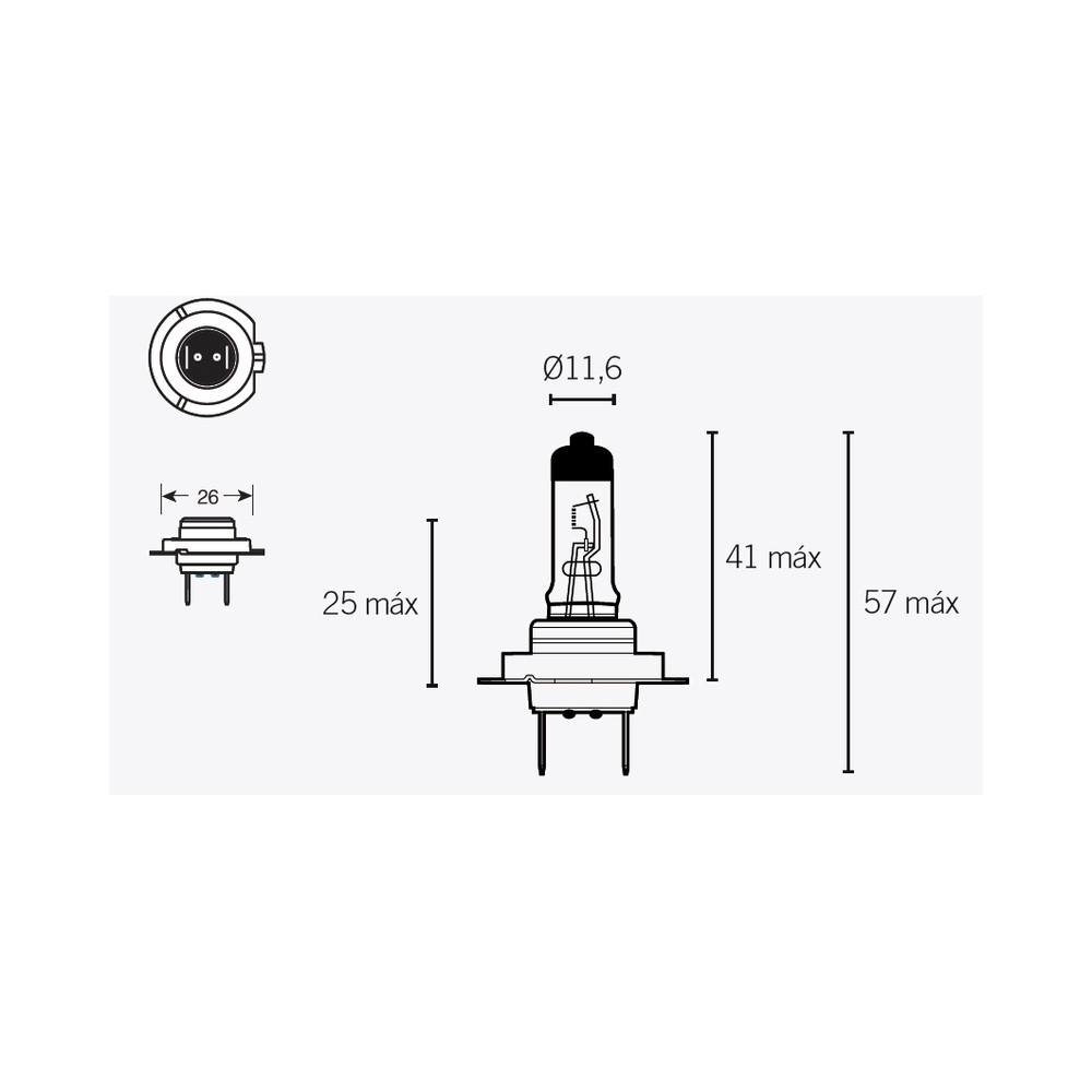 Ampoule TECNIUM H7 12V 55W