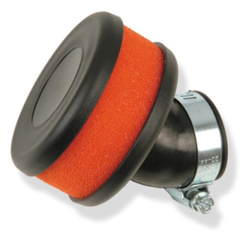 Filtre à air TECNIUM mousse 45° Ø28mm rouge - PW1