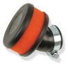Filtre à air TECNIUM mousse 45° Ø28mm rouge - PW1