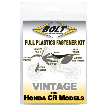 Kit visserie plastiques BOLT - Honda CR 500