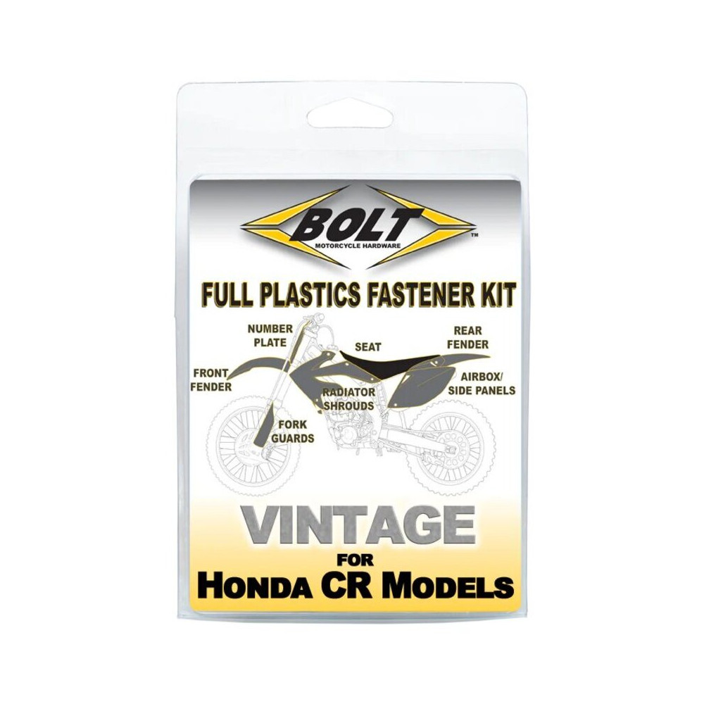 Kit visserie plastiques BOLT - Honda CR 500