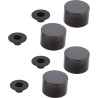 Kit de conversion poussoirs pastille sur godet HOT CAMS - noir
