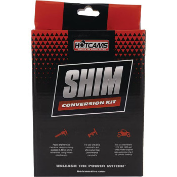Kit de conversion poussoirs pastille sur godet HOT CAMS - noir