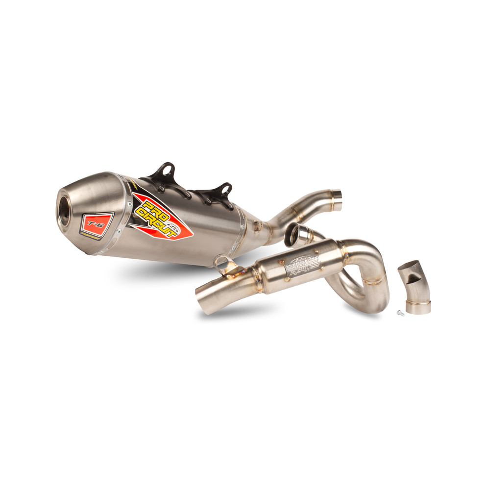 Ligne d'échappement complète PRO CIRCUIT T-6 - inox/titane