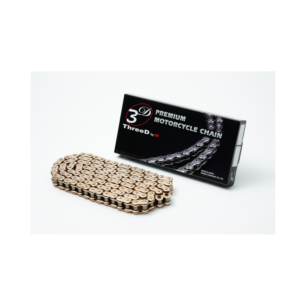 Chaine de transmission EK CHAIN 530 ZN/3D - Joints Nx-Ring - attache à riveter