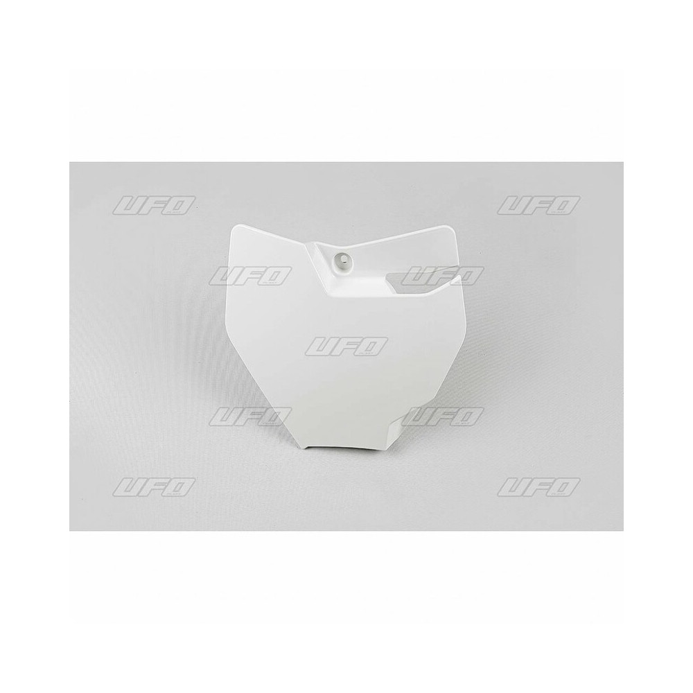 Plaque numéro frontale UFO blanc KTM SX65