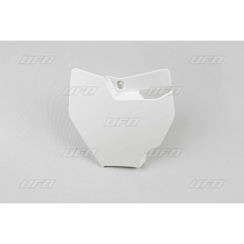 Plaque numéro frontale UFO blanc KTM SX65