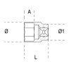 Douille 12 pans BETA - 41mm
