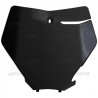 Black UFO front number plate KTM SX/SX-F