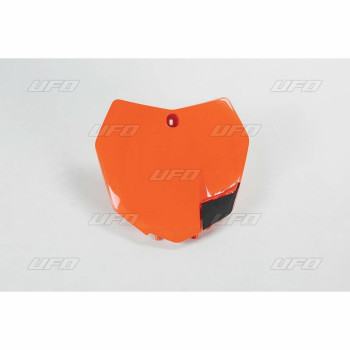 Orange KTM front license plate
