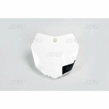 White KTM UFO front license plate