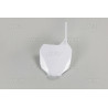 Plaque numéro frontale UFO blanc Yamaha