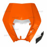 Orange UFO KTM front license plate