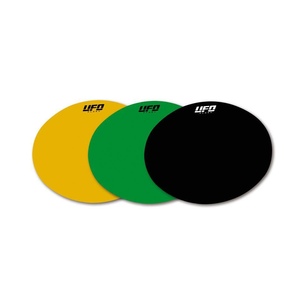 Black oval UFO adhesive board
