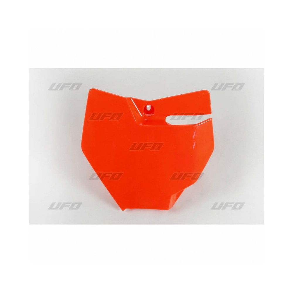 Orange UFO front number plate KTM SX85