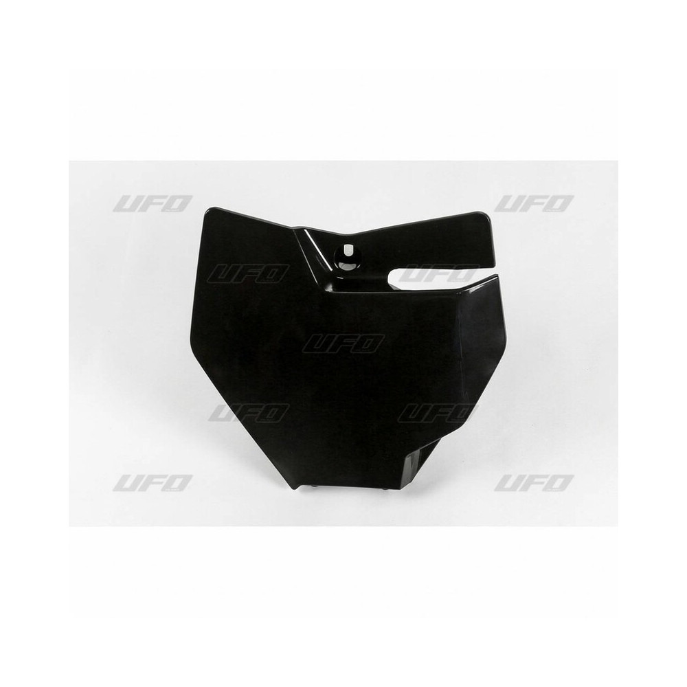 Black UFO front number plate KTM SX85
