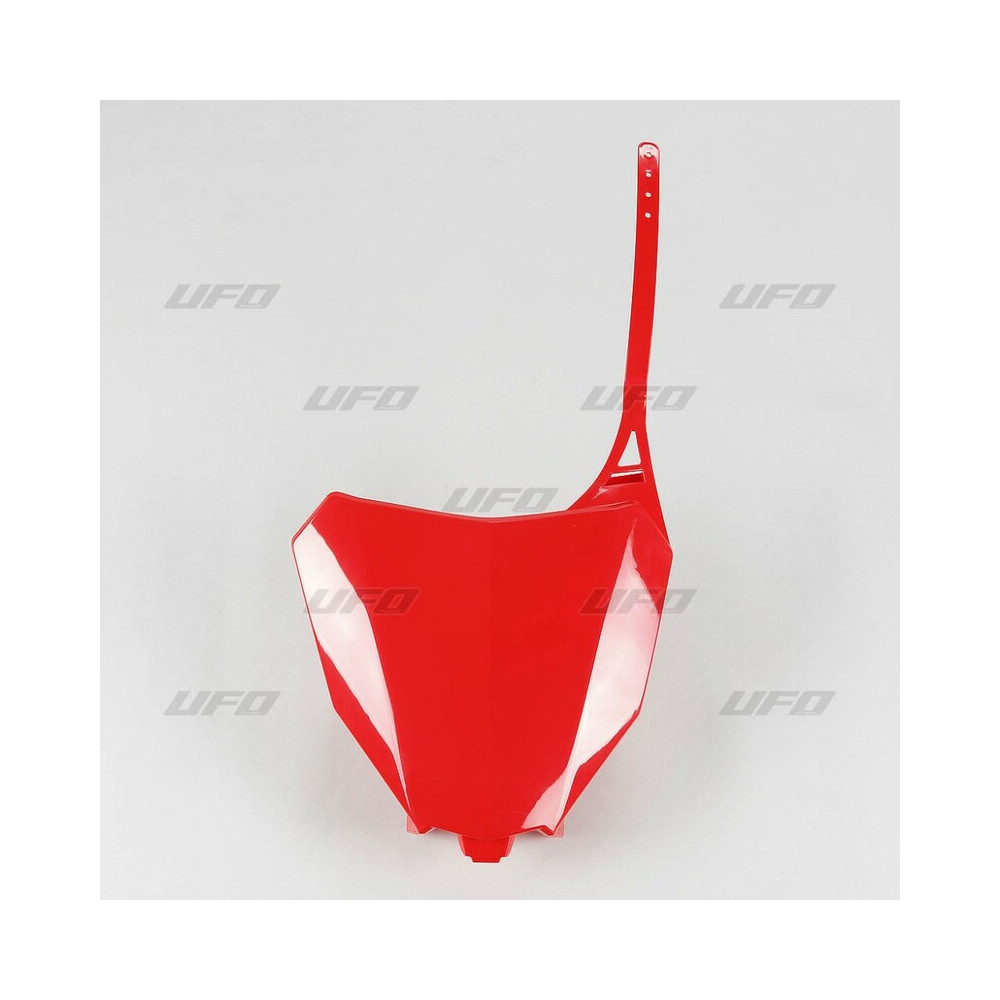 Red UFO front license plate for Honda CRF450R/RX